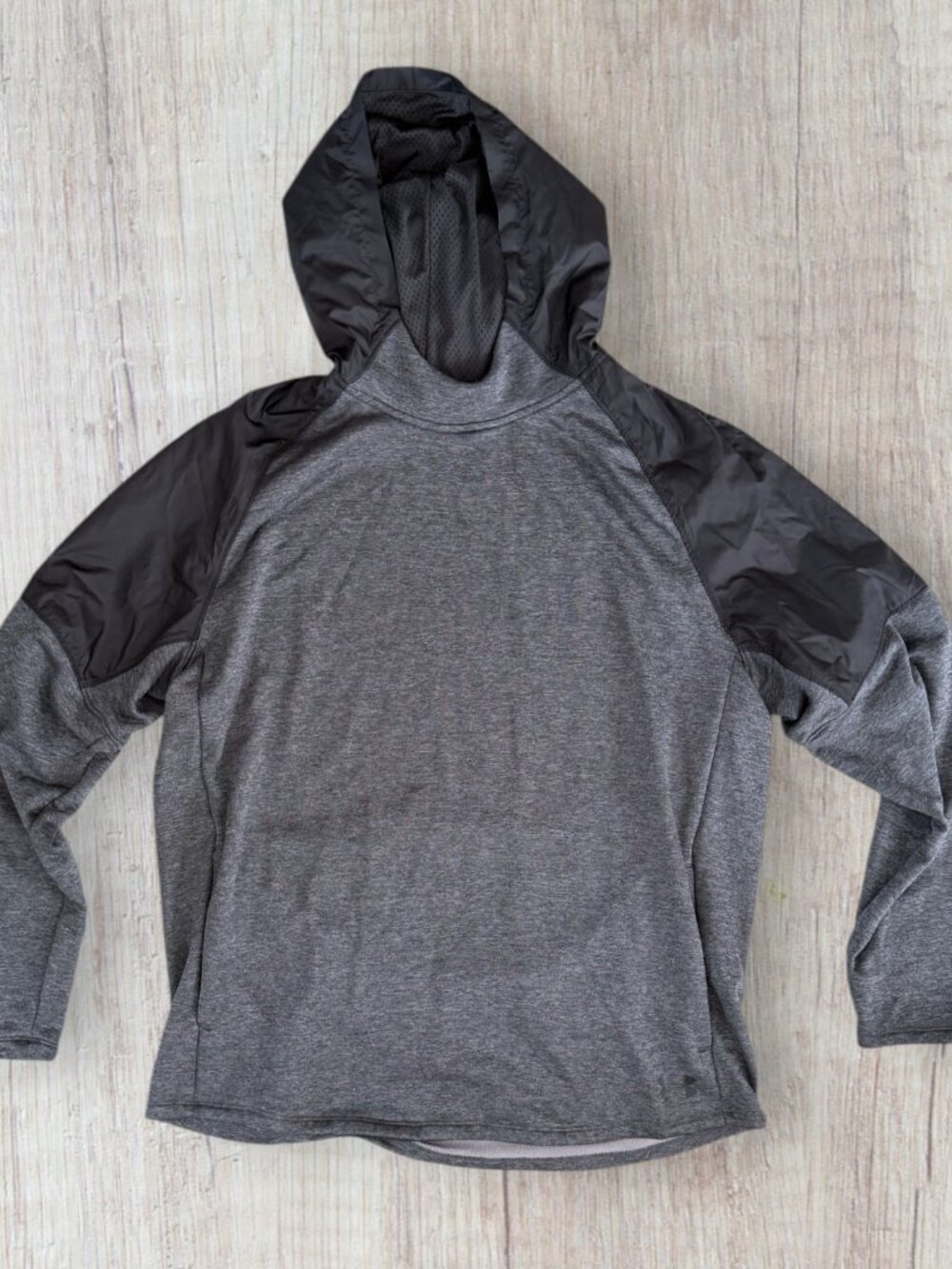 Under Armour ColdGear Hoodie Gray Black Athletic Pullover Men’s XL